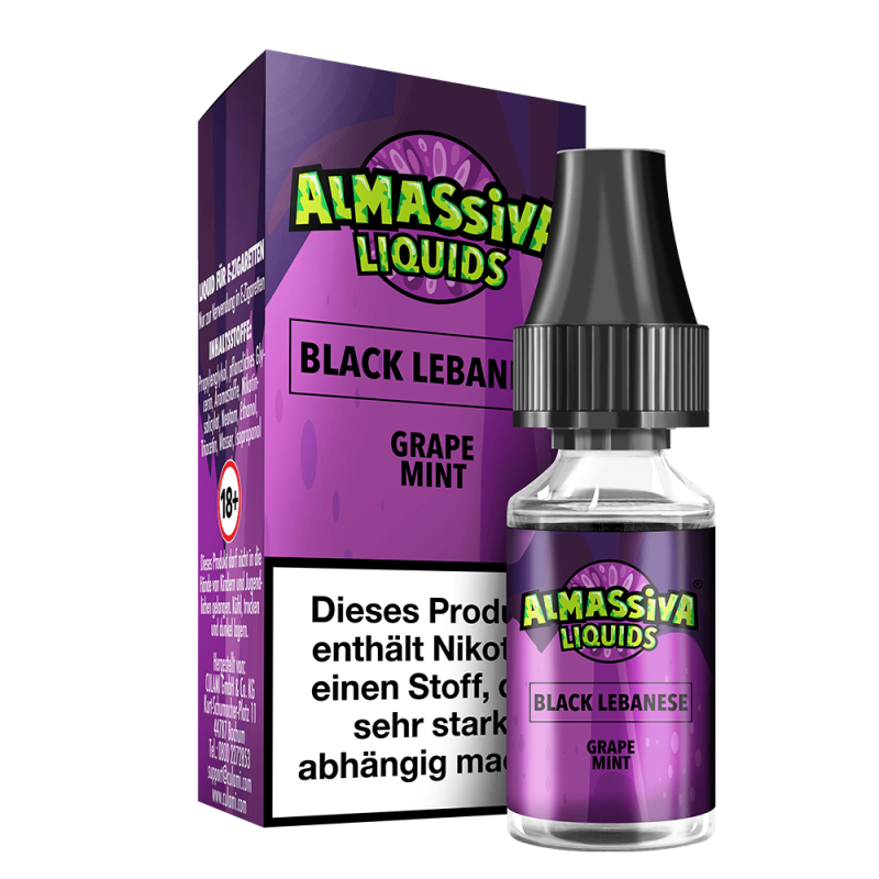 Almassiva Nikotinsalz - Black Lebanese - 10ml Liquid