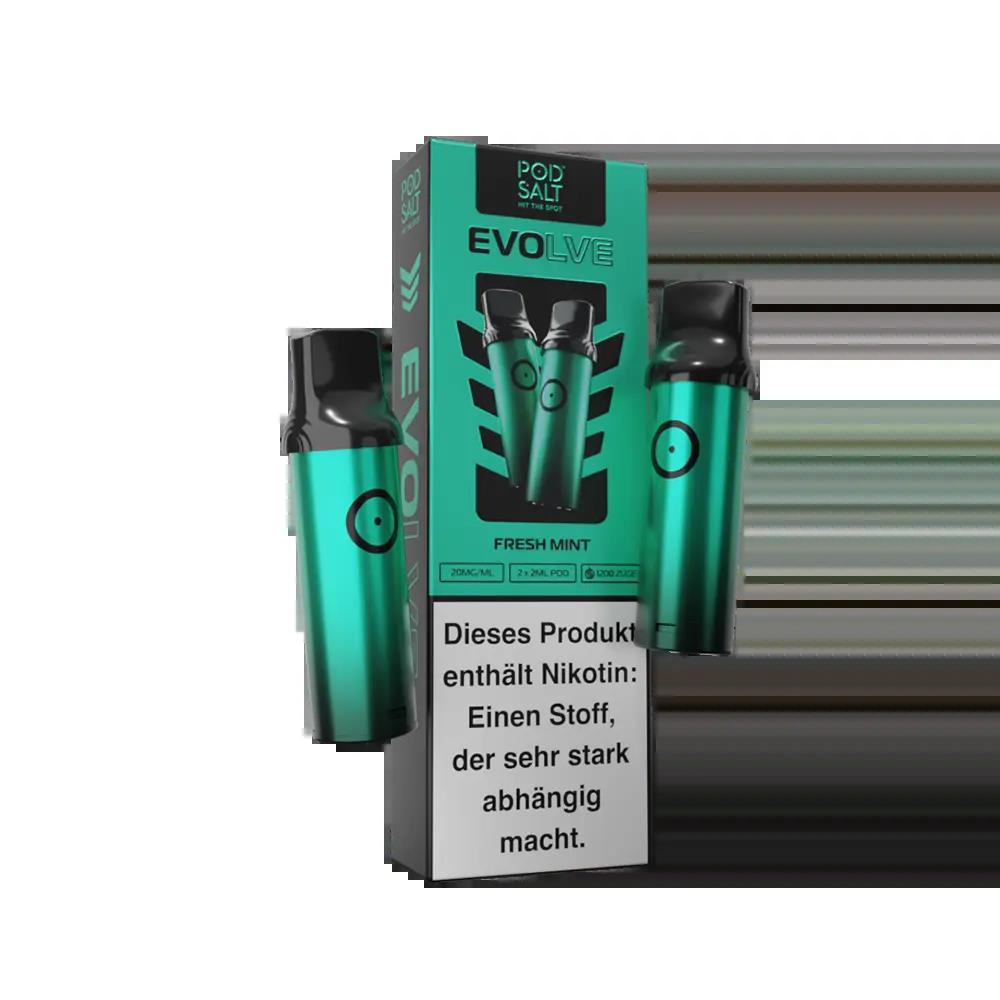 2x Pod Salt Evolve Einweg Pod - Fresh Mint - 20mg Nikotinsalz 2ml