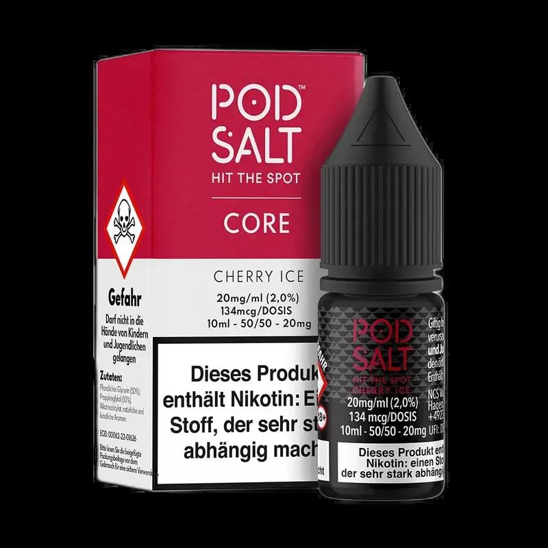 Pod Salt Core Nikotinsalz - Cherry Ice - 10ml Liquid 20mg