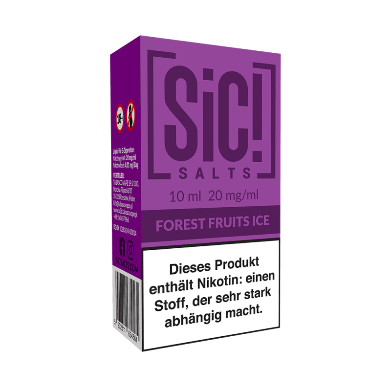 SIC Nikotinsalz - Forest Fruits Ice -10ml Liquid 20mg