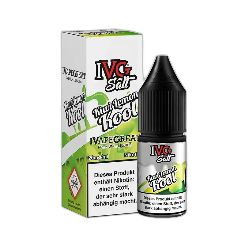 IVG Nikotinsalz - Kiwi Lemon Kool - Liquid 10mg 10ml