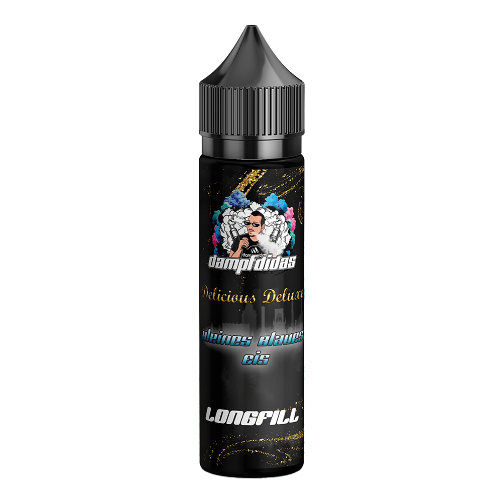 Dampfdidas Longfill - Kleines Blaues Eis - 10ml Aroma in 60ml Flasche