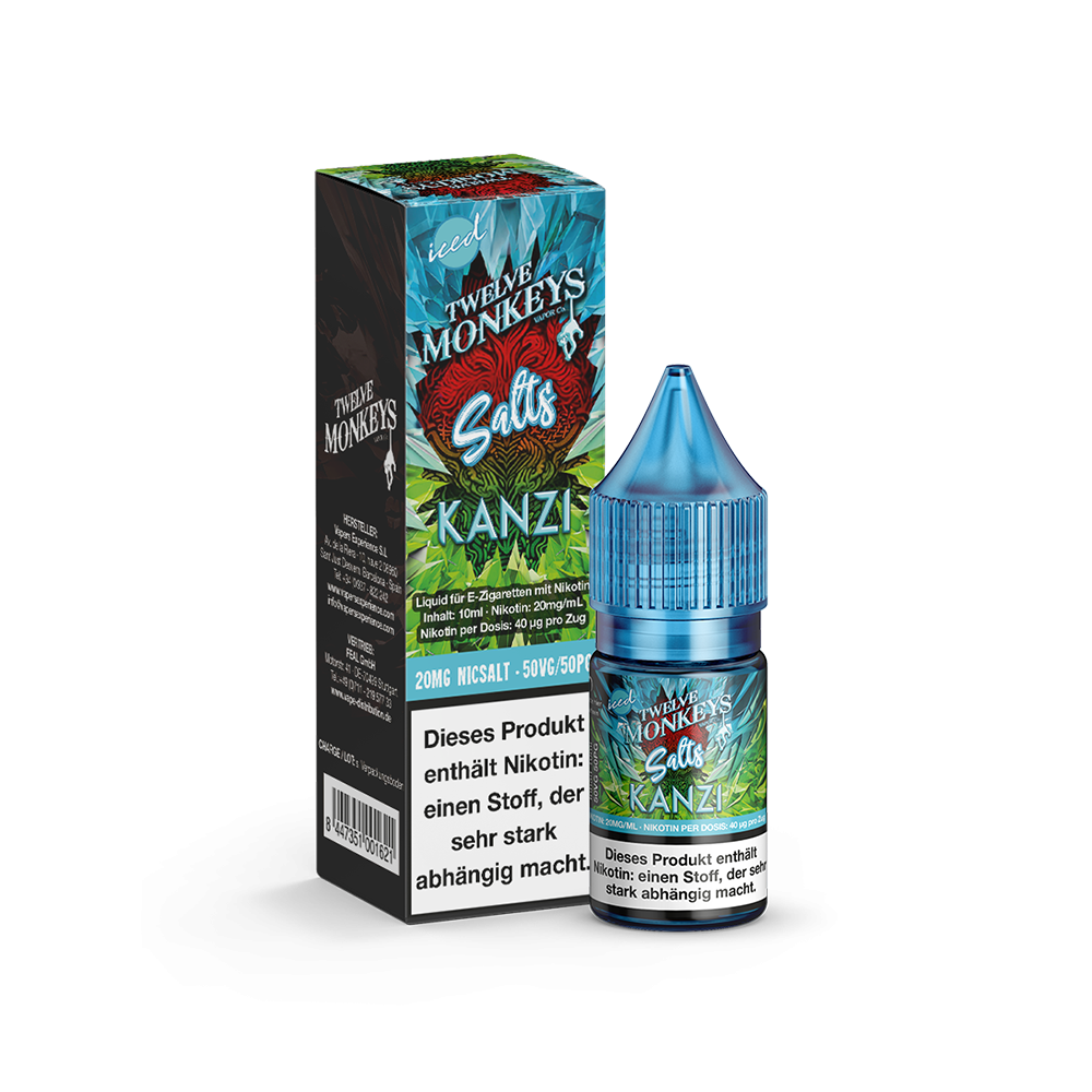 Twelve Monkeys Nikotinsalz - Kanzi - 10ml Liquid 20mg