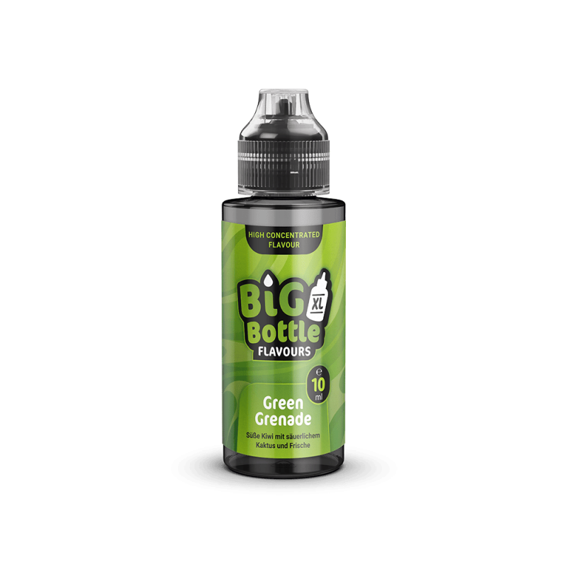 Big Bottle Flavours Longfill - Green Grenade - 10ml Aroma in 120ml Flasche