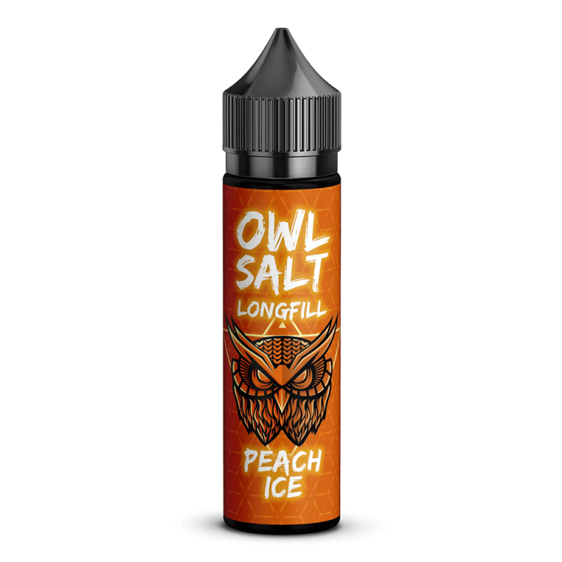 OWL Salt Aroma Longfill - Peach Ice - 10ml in 60ml Flasche