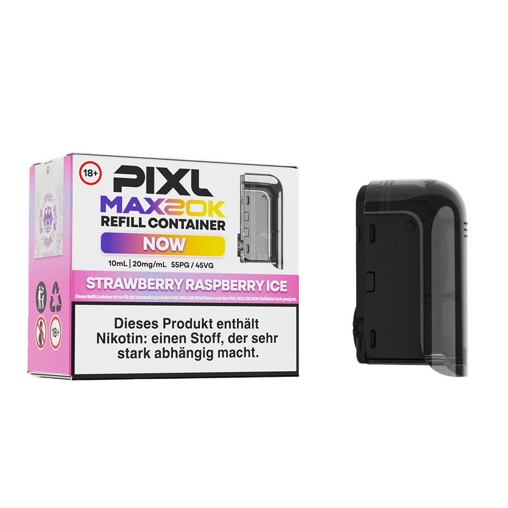 PIXL MAX 20K Pods – Strawberry Raspberry Ice – 20mg – 10ml (1 Stück)
