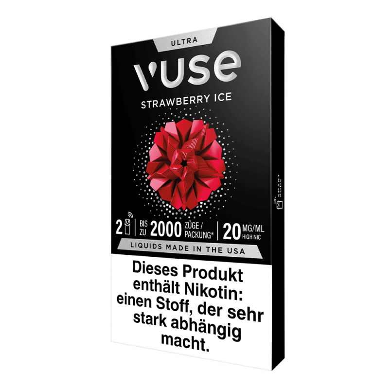 2x Vuse Ultra Pods Strawberry Ice 20mg