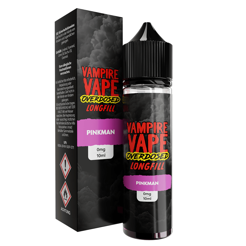Vampire Vape Longfill - Overdose Pinkman - 10ml Aroma in 60ml Flasche