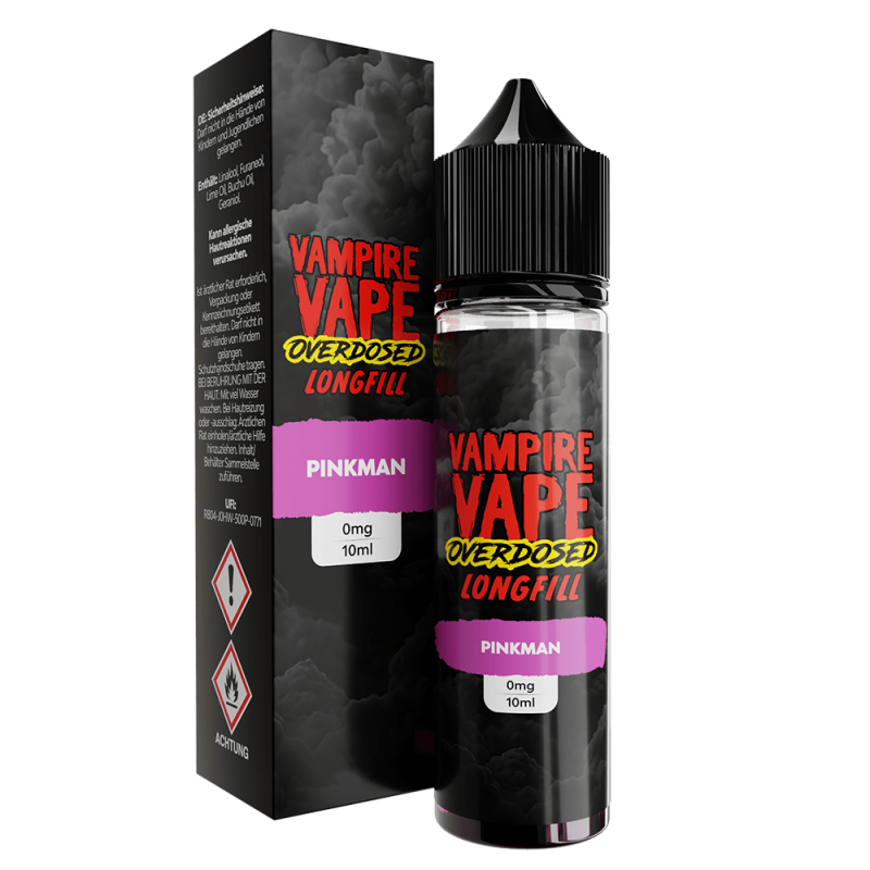 Vampire Vape Longfill - Overdose Pinkman - 10ml Aroma in 60ml Flasche
