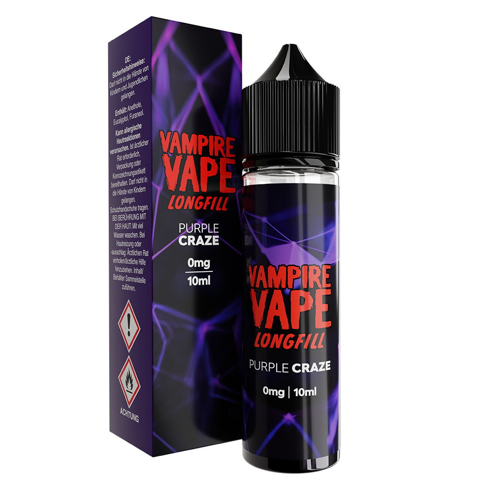 Vampire Vape Longfill - Purple Craze - 10ml Aroma