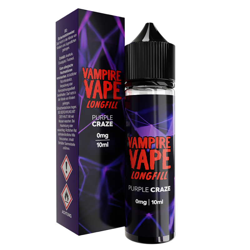 Vampire Vape Longfill - Purple Craze - 10ml Aroma