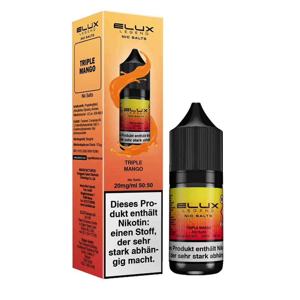 Elux Nikotinsalz - Triple Mango - Liquid 10ml