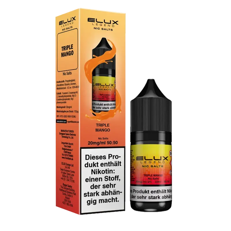 Elux Nikotinsalz - Triple Mango - Liquid 10ml