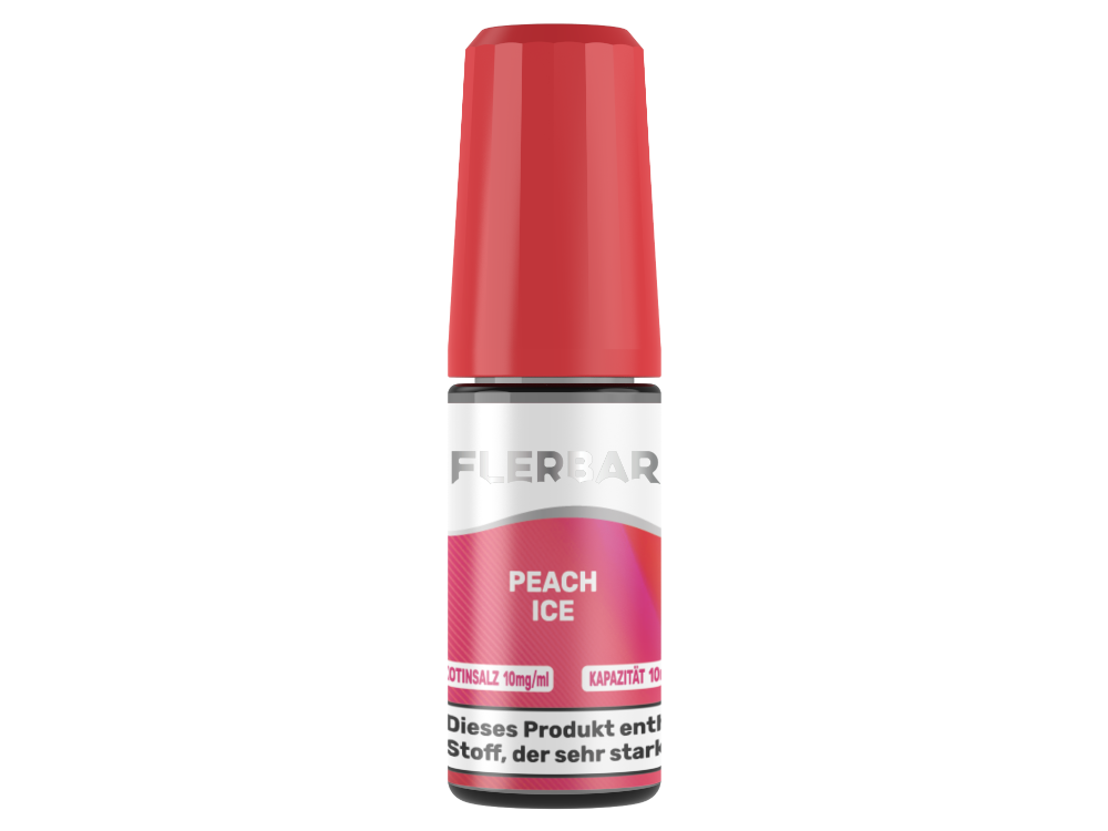 Flerbar Nikotinsalz Liquid 10ml Peach Ice 10mg