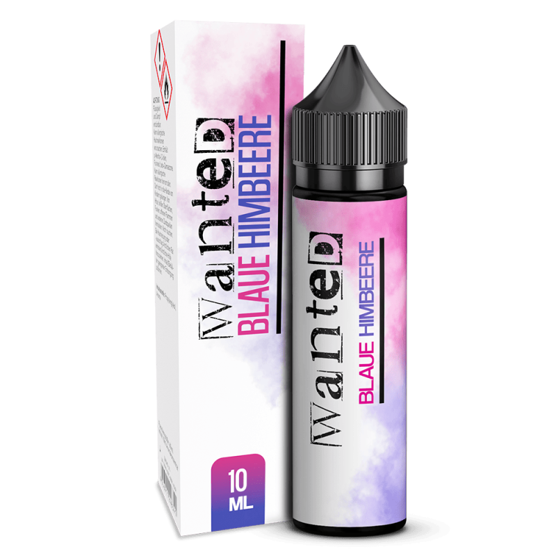 Wanted Aroma Longfill - blaue Himbeere - 10ml in 60ml Flasche