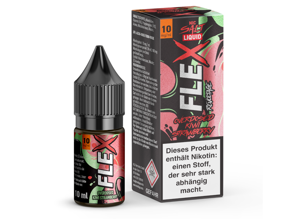 Revoltage FLEX Nikotinsalz Kiwi Strawberry 10ml 10mg