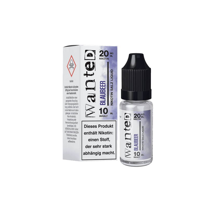 Wanted Nikotinsalz - Blaubeer - Overdosed 10ml Liquid 20mg