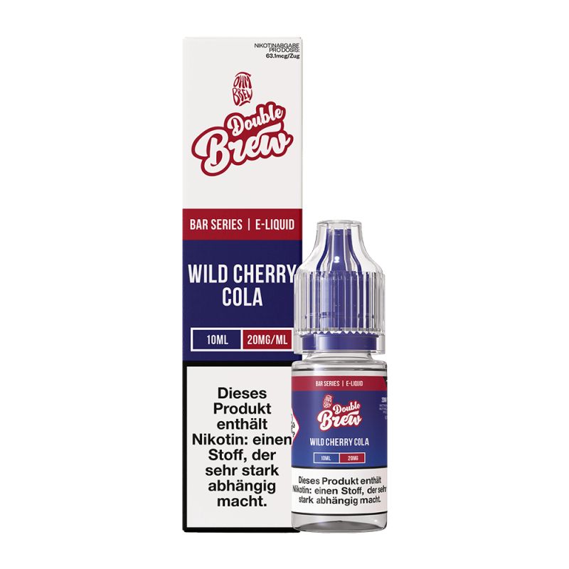 Double Brew Nikotinsalz - Wild Cherry Cola - 10ml Liquid 20mg