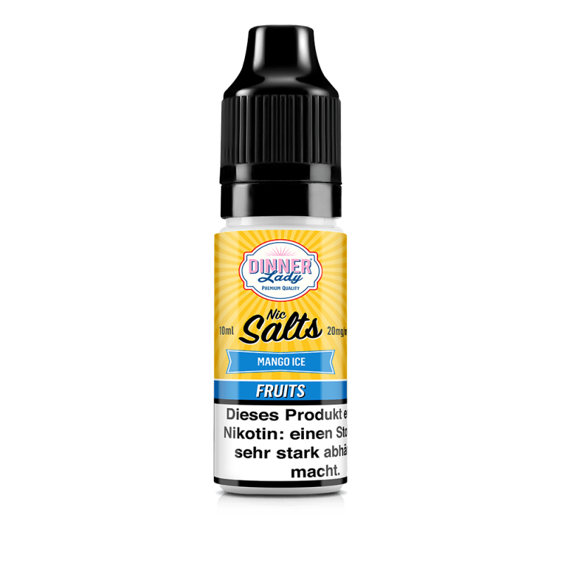 Dinner Lady Nikotinsalz - Mango Ice - 50/50 10ml Liquid 20mg