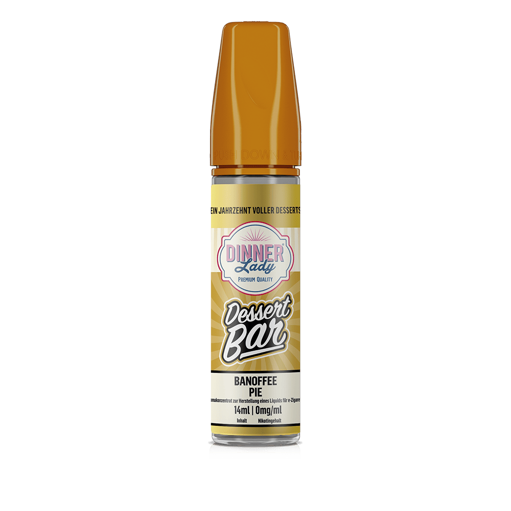 Dinner Lady Dessert Bar Longfill - Banoffee Pie - 14ml in 60ml Flasche