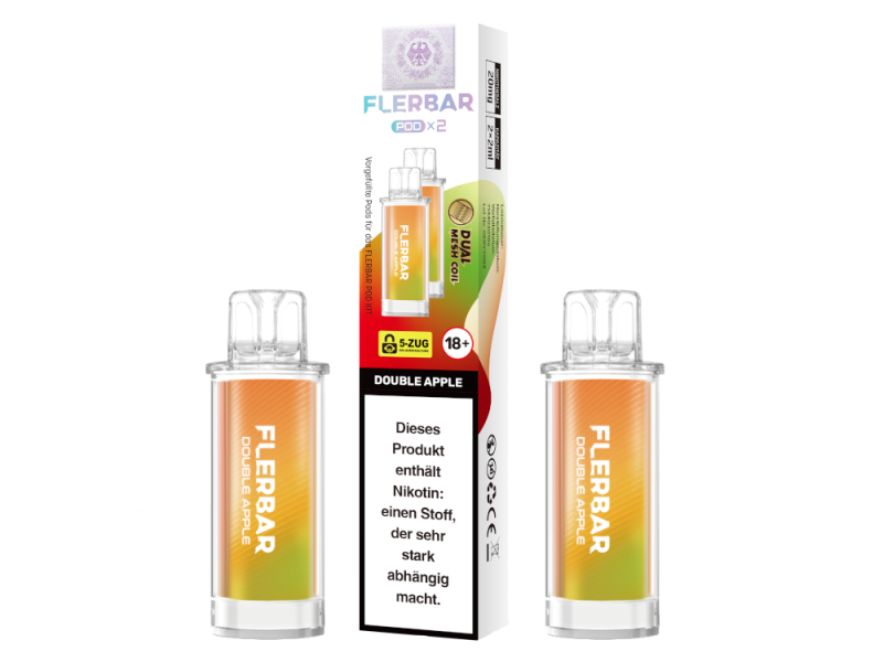 Flerbar Pod (2 Stk.) Double Apple 20mg