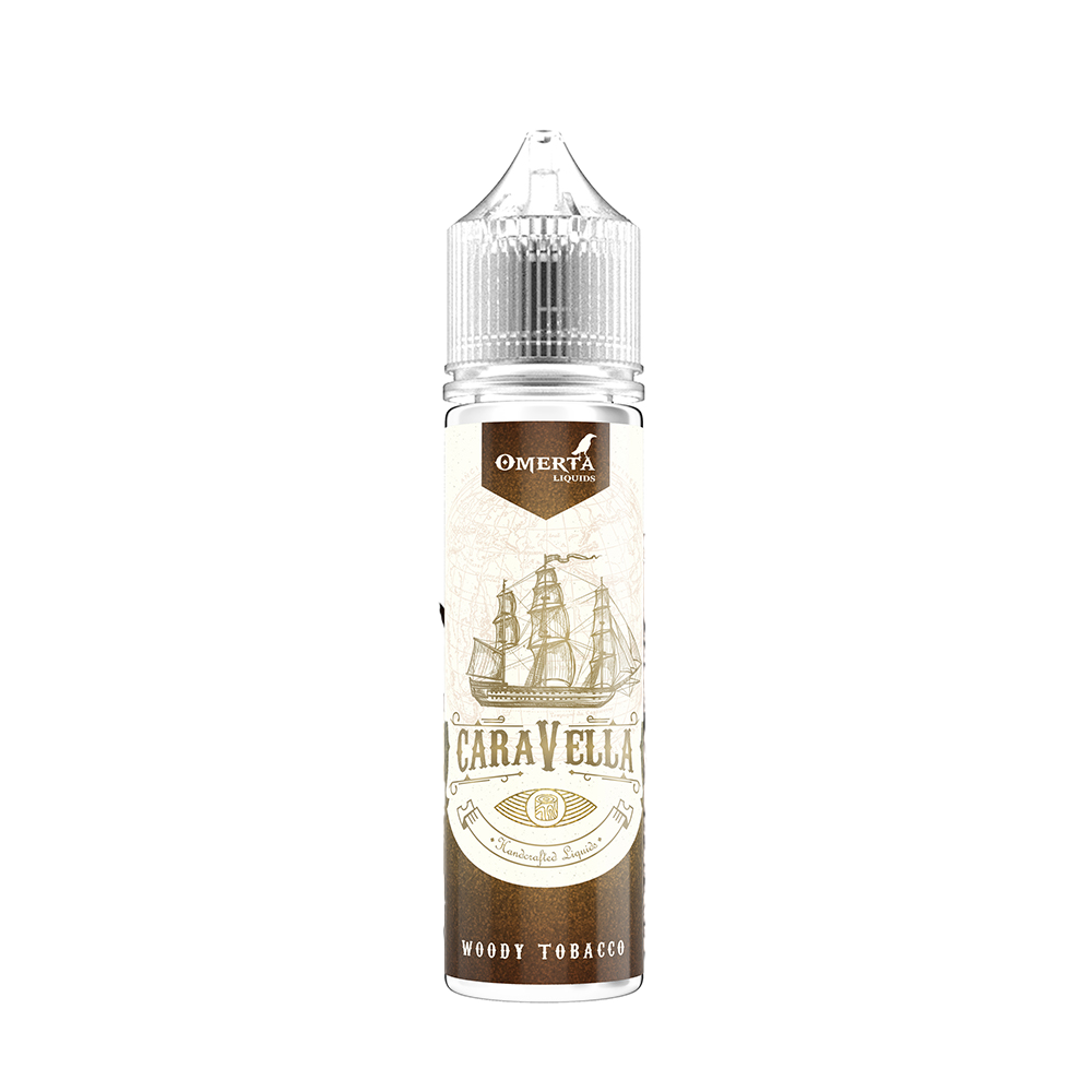 Omerta Aroma Longfill - Caravella Woody Tobacco - 10ml Aroma in 60ml Flasche