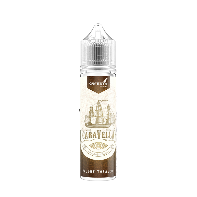 Omerta Aroma Longfill - Caravella Woody Tobacco - 10ml Aroma in 60ml Flasche