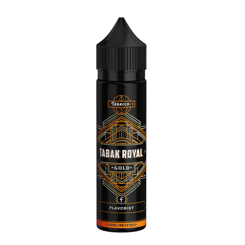 Flavorist Aroma Longfill - Tabak Royal Gold - 10ml Aroma in 60ml Flasche