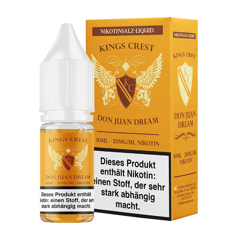 Kings Crest Nikotinsalz - Don Juan Dream - 10ml Liquid 20mg