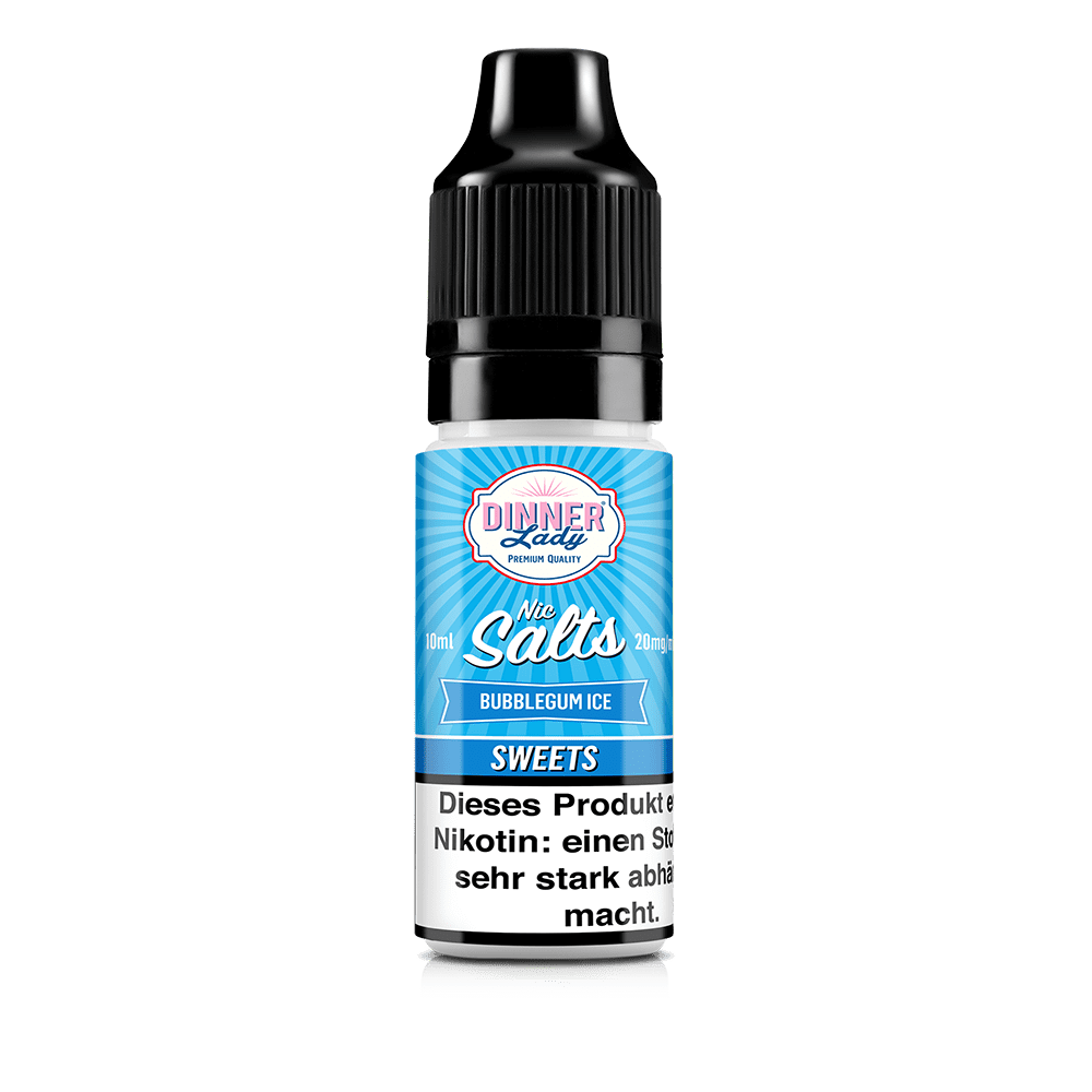 Dinner Lady Sweets Nikotinsalz - Bubblegum Ice - 50/50 10ml Liquid 20mg