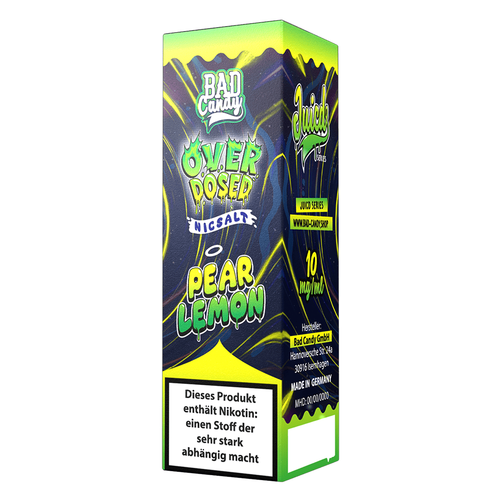 Bad Candy Nikotinsalz - Pear Lemon - Overdosed 10ml Liquid