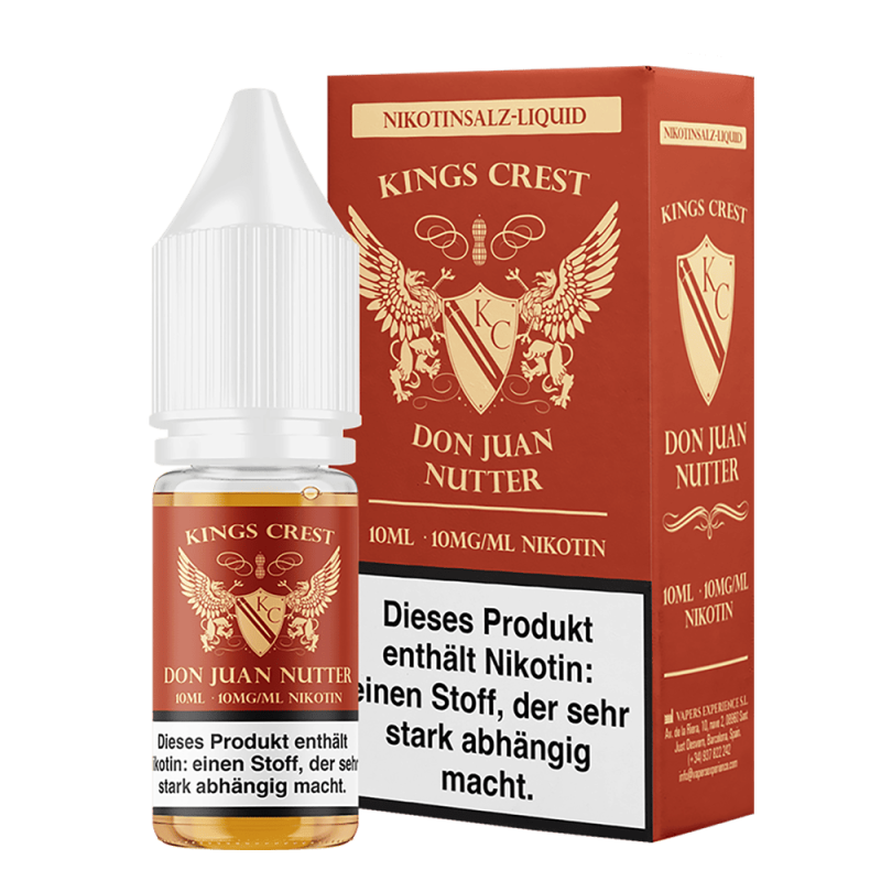 Kings Crest Nikotinsalz - Don Juan Nutter - 10ml Liquid 10mg
