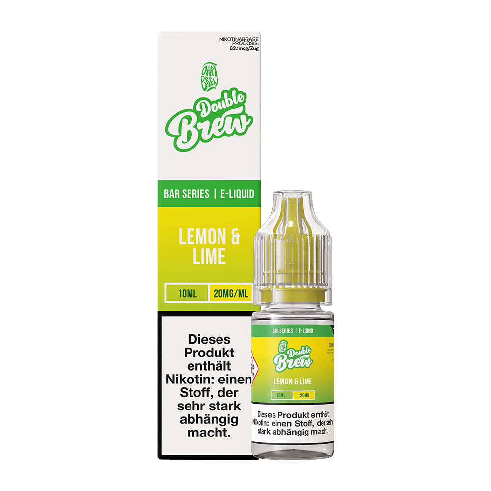 Double Brew Nikotinsalz - Lemon & Lime - 10ml Liquid 20mg