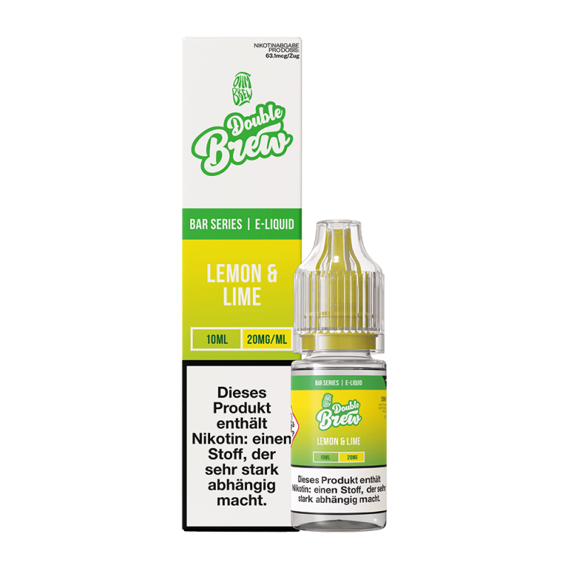 Double Brew Nikotinsalz - Lemon & Lime - 10ml Liquid 20mg