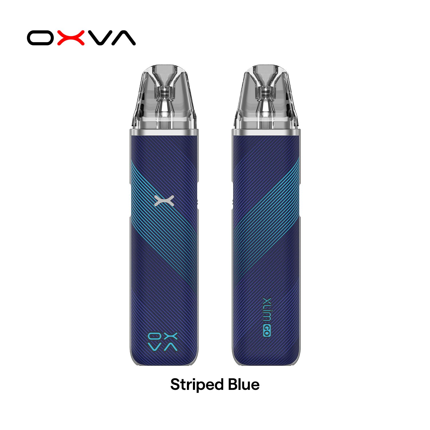 vape, pod, gestreift blau, blaues muster, lip pod