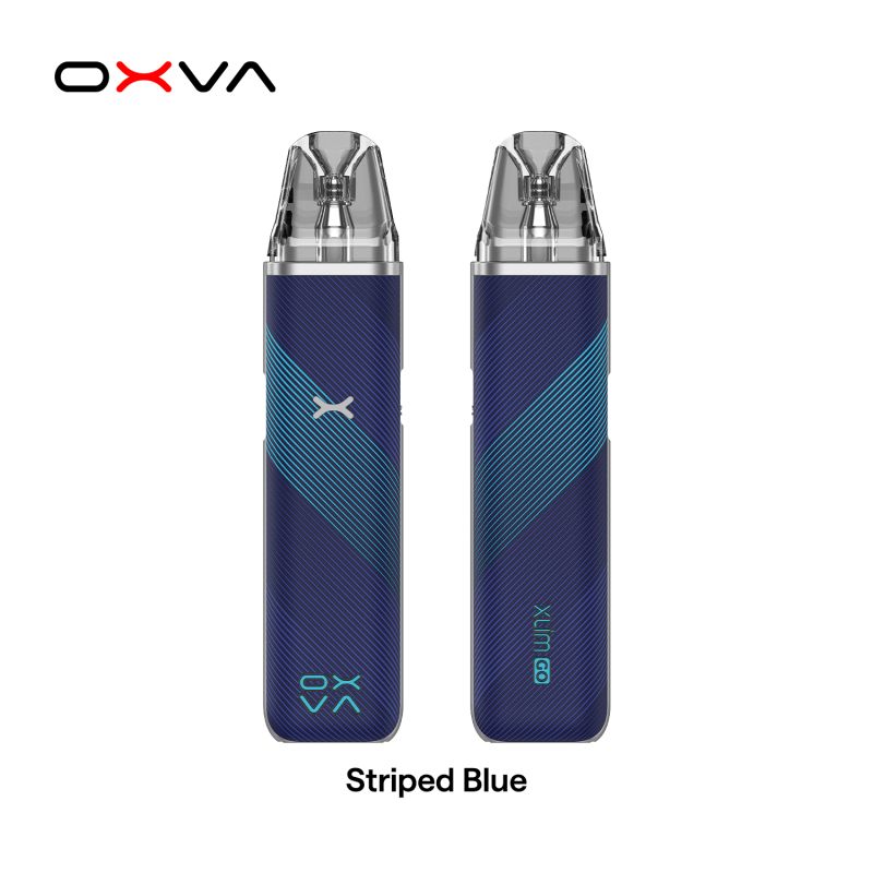 vape, pod, gestreift blau, blaues muster, lip pod
