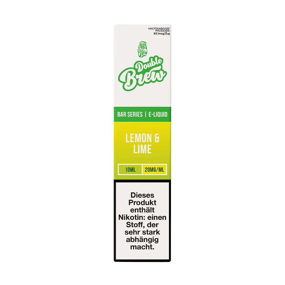 Double Brew Nikotinsalz - Lemon & Lime - 10ml Liquid 20mg