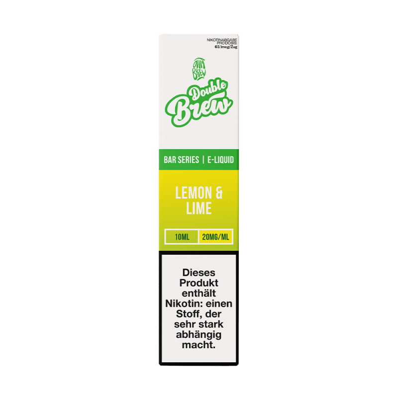Double Brew Nikotinsalz - Lemon & Lime - 10ml Liquid 20mg