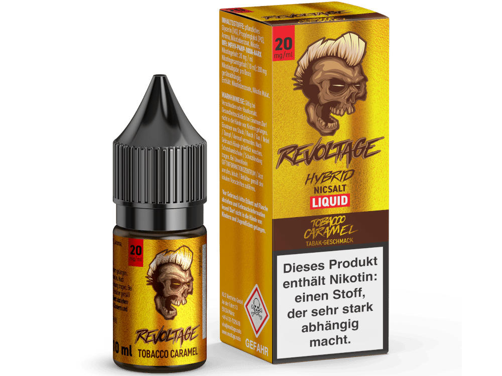 Revoltage Hybrid Nikotinsalz Tobacco Caramel 10ml 20mg