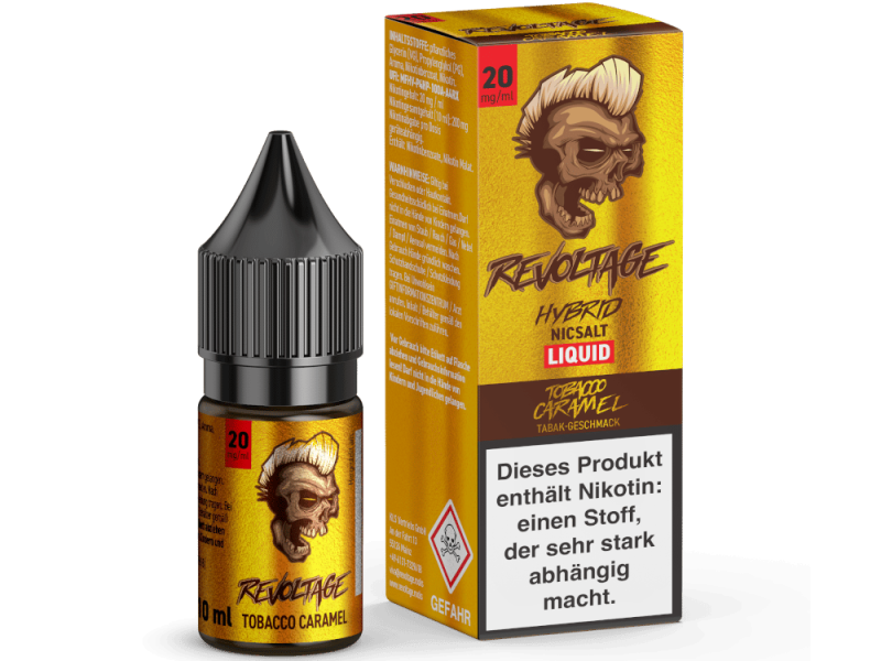 Revoltage Hybrid Nikotinsalz Tobacco Caramel 10ml 20mg