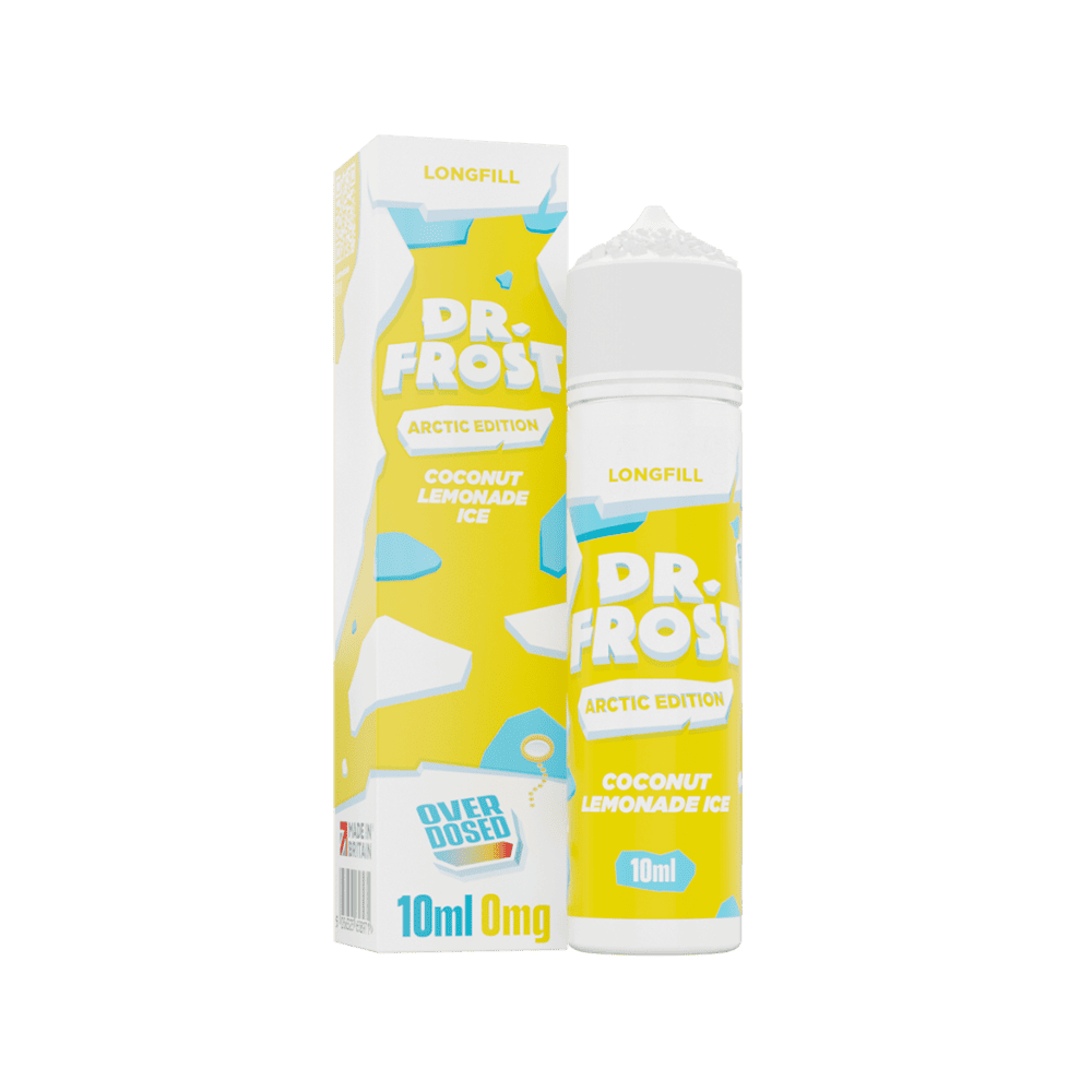 Dr. Frost Longfill - Coconut Lemonade Ice - Overdosed 10ml Aroma in 60ml Flasche
