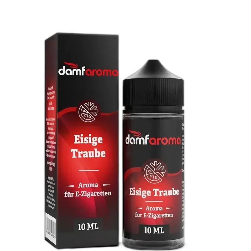 damfaroma Longfill - Eisige Traube - 10ml Aroma in 120ml Flasche