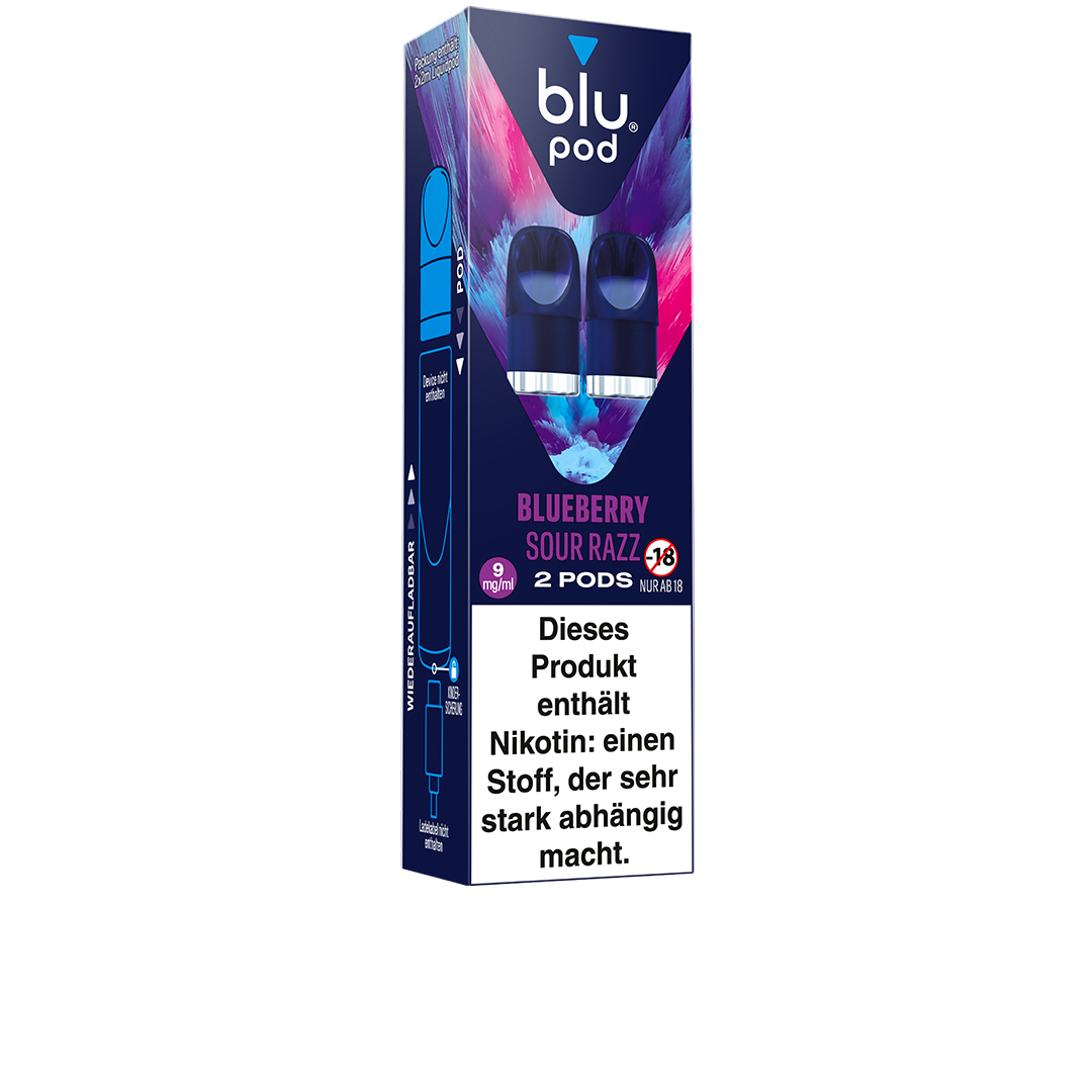 blu Pod BLUEBERRY SOUR RAZZ 9mg