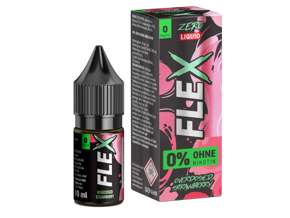 Revoltage FLEX Nikotinsalz Strawberry 10ml 0mg