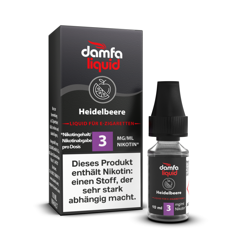 damfaliquid Heidelbeere V2 3mg 10ml