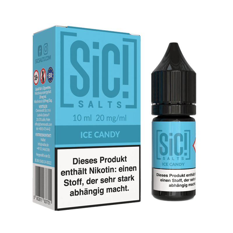 SIC Nikotinsalz - Ice Candy -10ml Liquid 20mg