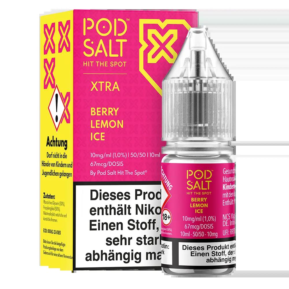 Pod Salt Xtra Nikotinsalz - Berry Lemon Ice - Liquid 10mg 10ml
