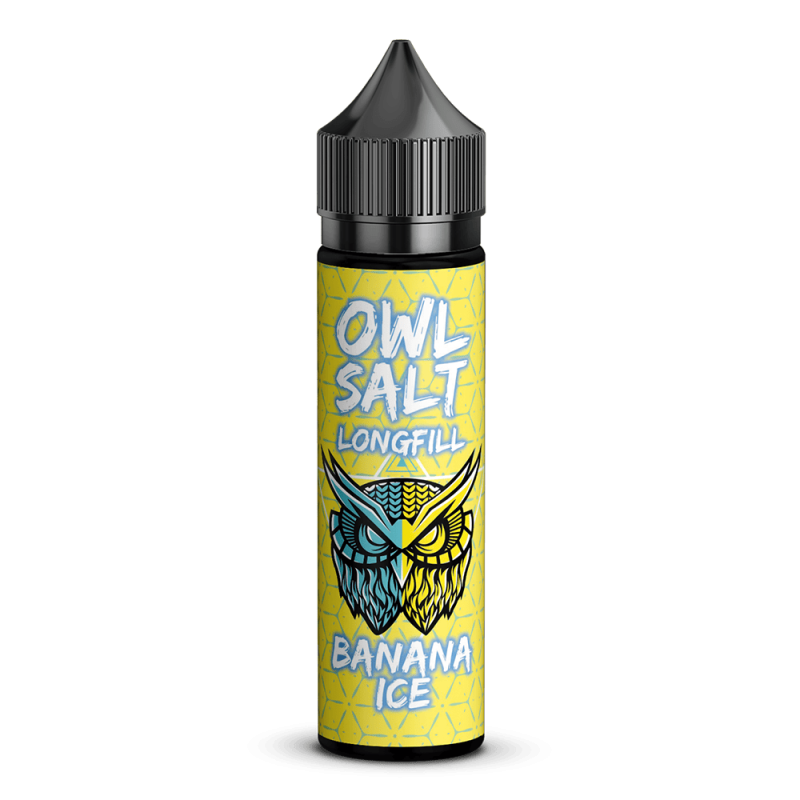 OWL Salt Aroma Longfill - Banana Ice - 10ml in 60ml Flasche