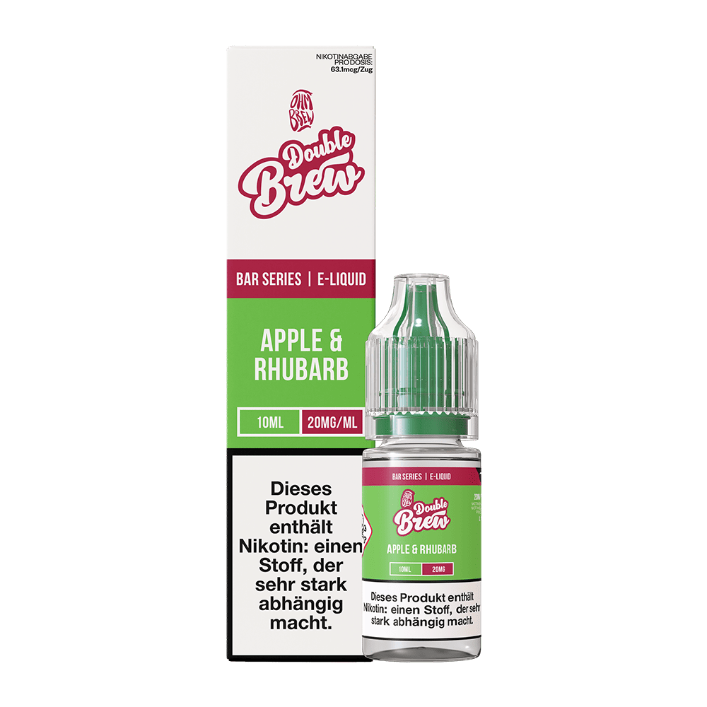 Double Brew Nikotinsalz - Apple Rhubarb - 10ml Liquid 20mg