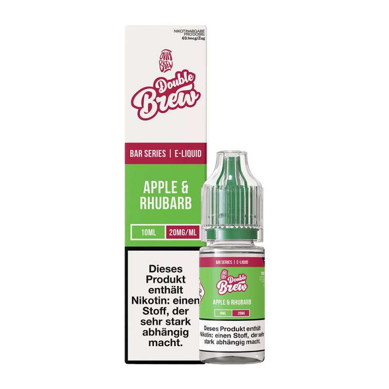 Double Brew Nikotinsalz - Apple Rhubarb - 10ml Liquid 20mg